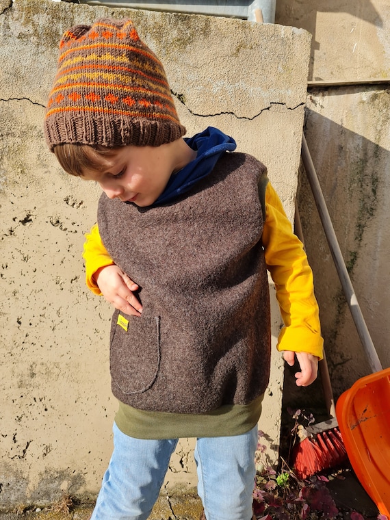 Promenade pull en laine gilet laine vierge six couleurs pull gilet en laine Etsy France