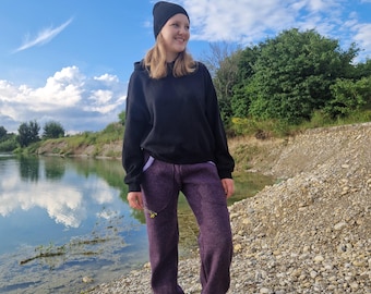 Women's walk trousers, virgin wool, outdoor trousers, walk