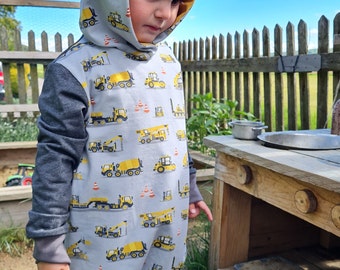 Hoodie, Langarmshirt, Longshirt, Shirt, Kinderpulli