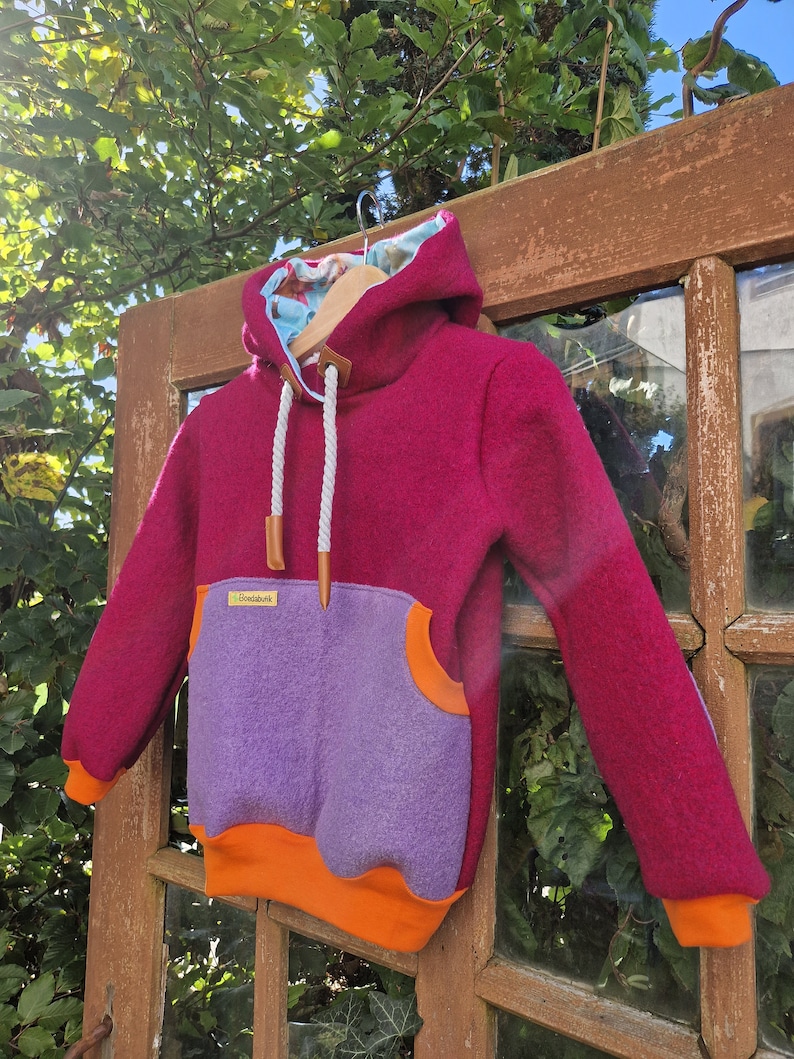 Walk hoodie, outdoor sweater, wool walk hoodie image 10