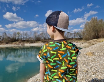 Kids tshirt, t-shirt, skateboard