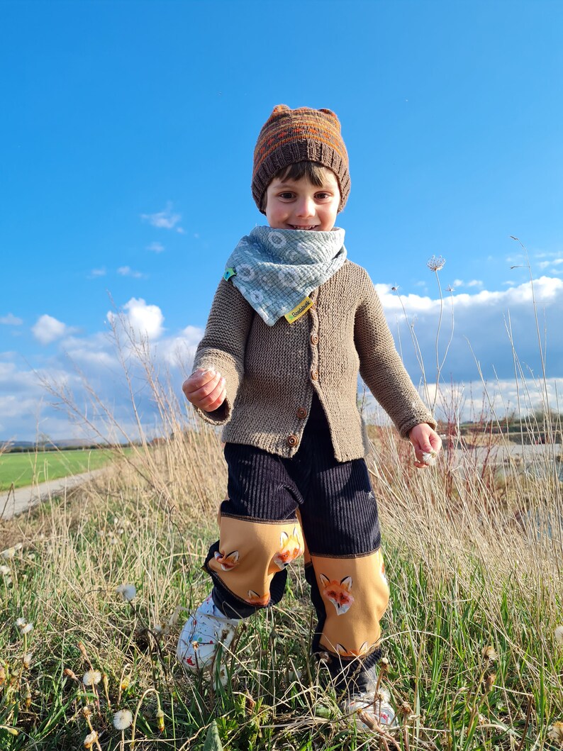 Corduroy pants, with softshell, fox, playground pants, wide cord, pump pants image 3