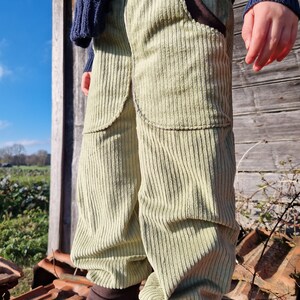 Corduroy trousers, wide corduroy trousers, bloomers image 8