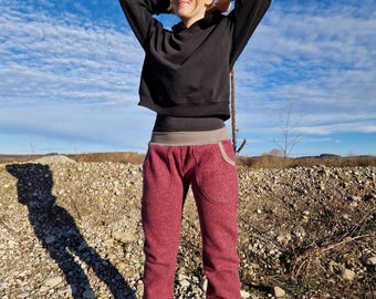 Women's walk trousers, virgin wool, outdoor trousers, walk