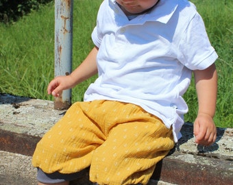 Summer pants, muslin pants, pump pants, shorts