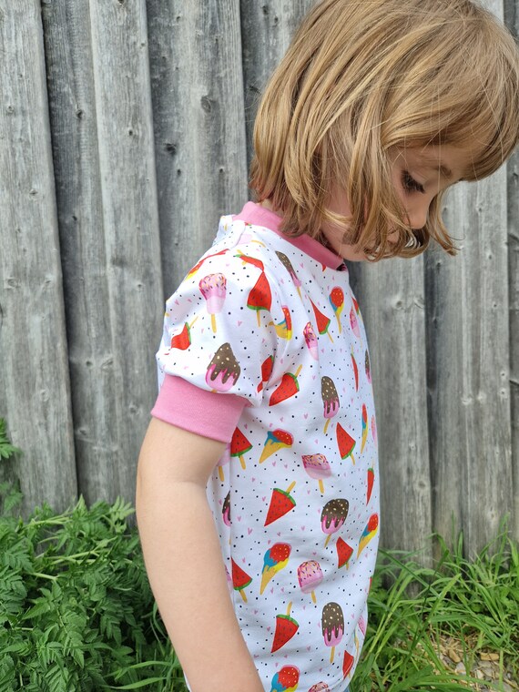 CREAM PATTERNED T-SHIRT, CHILD CREAM PATTERNED T-SHIRT, CHILD