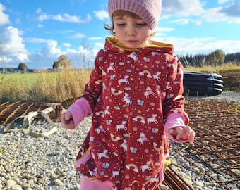 Vestido globo, vestido de punto "Navidad"