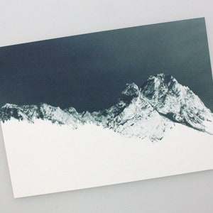 philuko Print Gipfel Weiß Alpen afbeelding 1