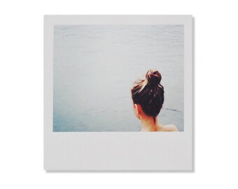 philuko Polaroid on Alu Dibond "The Bather"