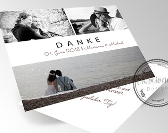 Birth Announcement Card Baby Thank You Card Photo Card Etsy