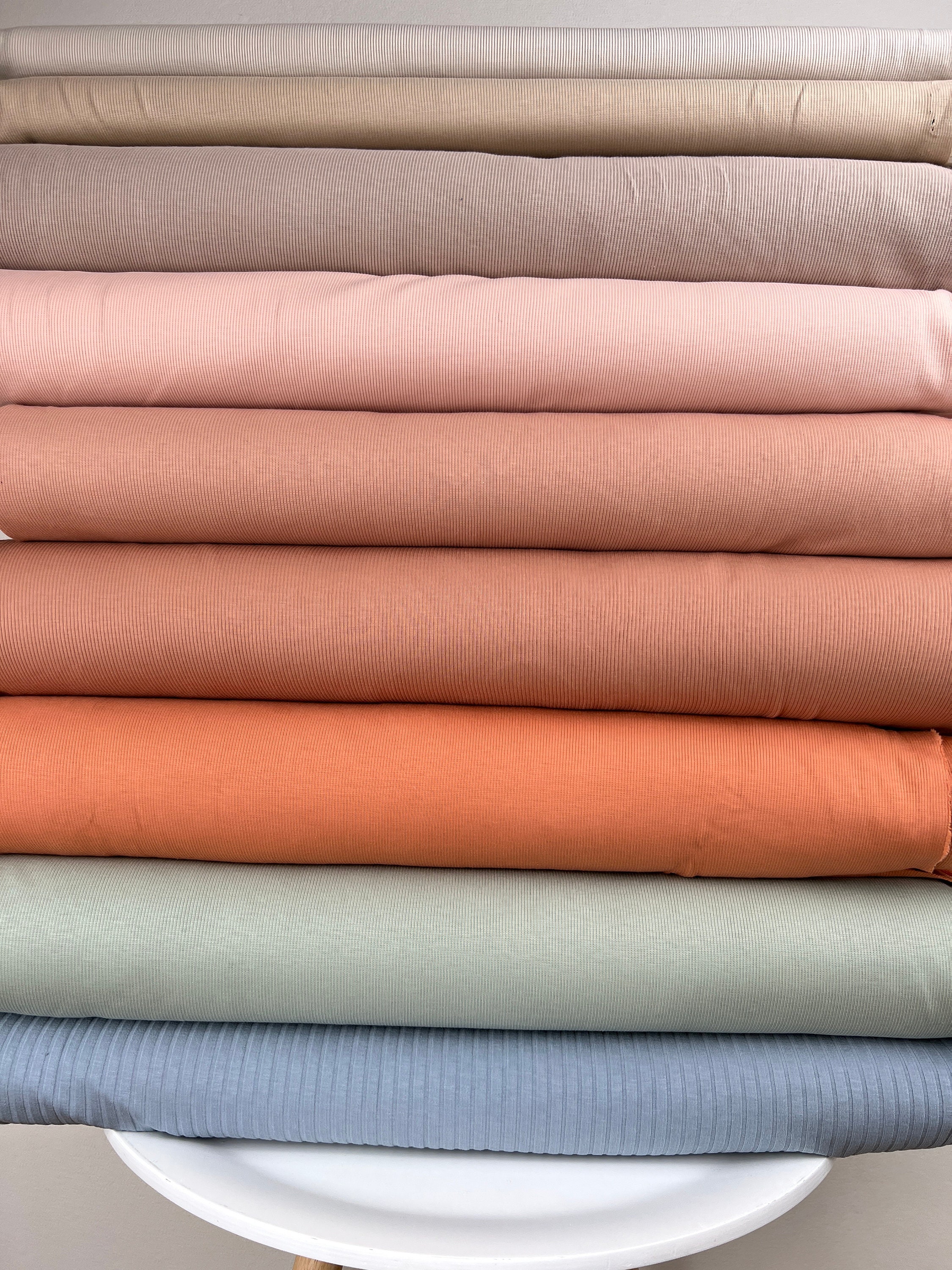 Small Rib Corduroy - European Import - Oeko-Tex® - Brick Small Rib Corduroy - European Import - Oeko-Tex® - Brick