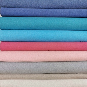 Melange *Bündchen* meliert Heike melange Swafing  jeansblau, blau, petrol, türkis, pink, rosa, grau, dunkel-beige, beige