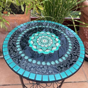 Mosaiktisch rund 60 cm