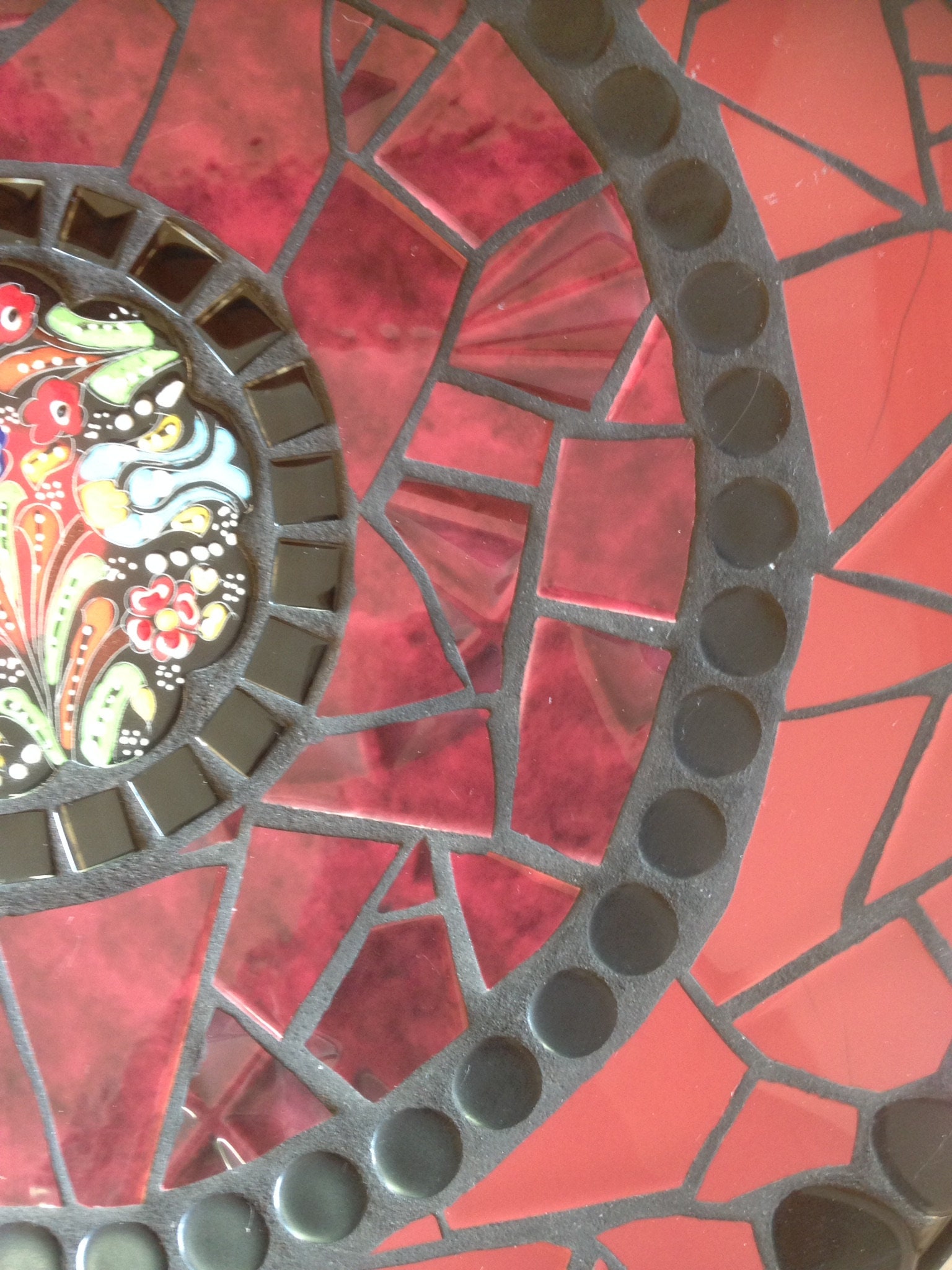 Mosaik-Tisch Garten Beistelltisch Bistrotisch | Etsy