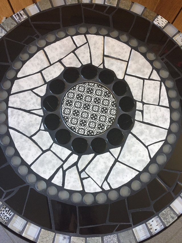Mosaik-Tisch Beistelltisch Garten Bistrotisch | Etsy