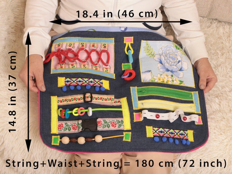 Fidget Apron Birthday Gift for Elderly Mom Wheelchair Etsy