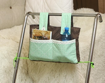 Walker Bag with Pockets: Mobility Aid, Nursing Home Gift