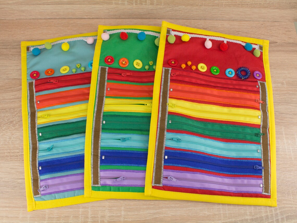 Personal Rainbow Blanket Baby Rainbow Fidget Toy Zipper Etsy