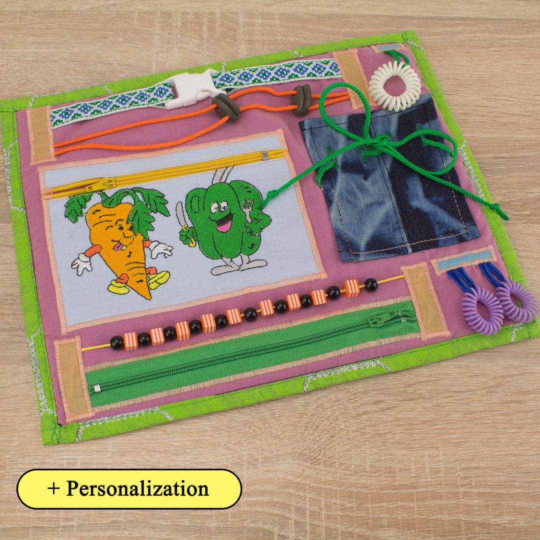 Fiddle Blanket Fidget Quilt Dementia Occupational Therapy Etsy