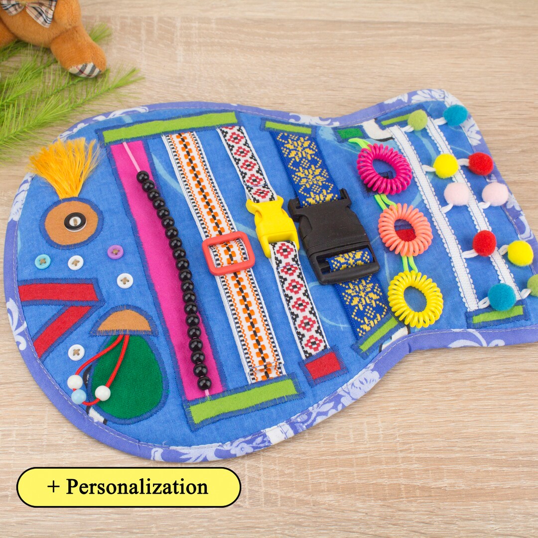 Fidget Mat for Toddlers, Sensory Activity Blanket, Special Needs Gifts