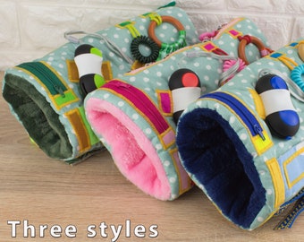 Dementia Fidget Muff: Sensory Activity Gift for Elderly & Parkinson's