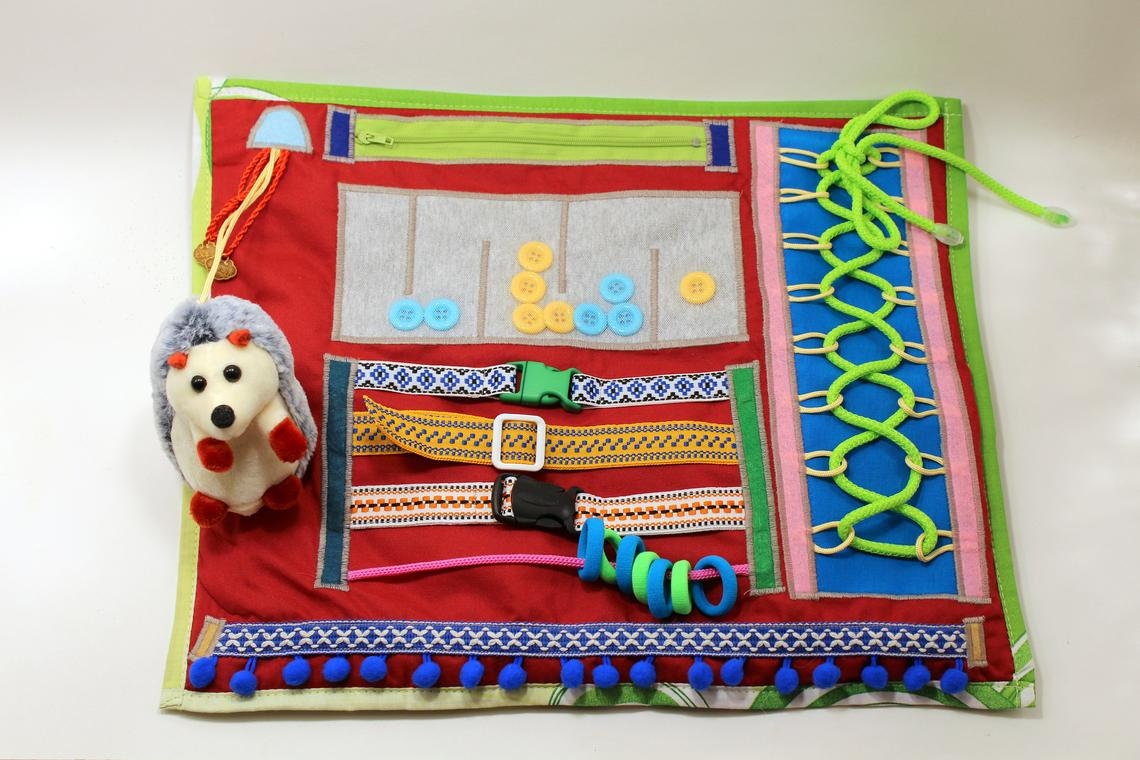 Fidget blanket for people with dementia Busy blanket Etsy