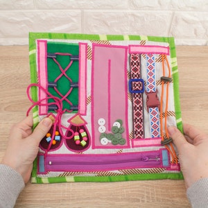 Fidget Sensory Lap Blanket: Alzheimer&#39;s Dementia Activity Quilt