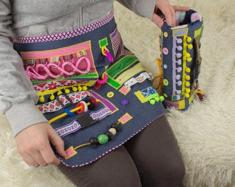 Kocyk antystresowy dla osób z demencją: fartuch sensoryczny dla osób z chorobą Alzheimera