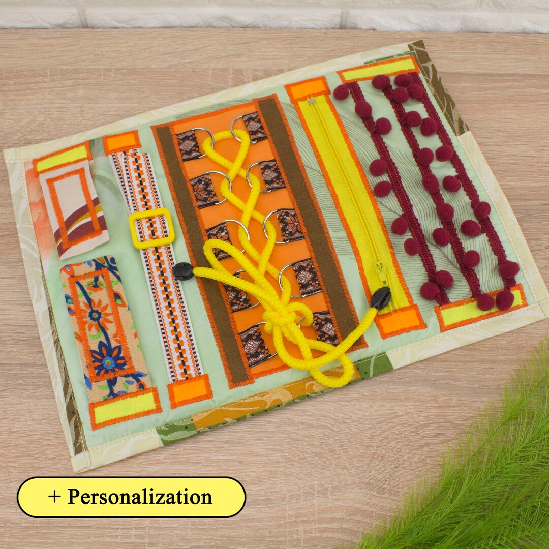 Fidget Blanket for Adult Alzheimers Activities Dementia Gift Nursing