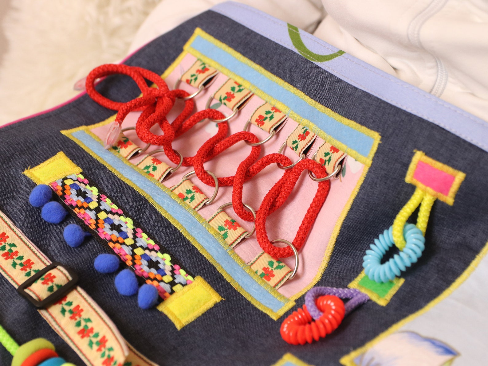 Fidget Apron Birthday Gift for Elderly Mom Wheelchair Etsy