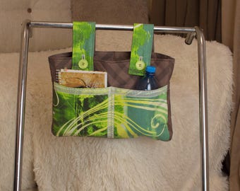 Personalized Walker Bag: Women's Wheelchair Pouch with Pockets