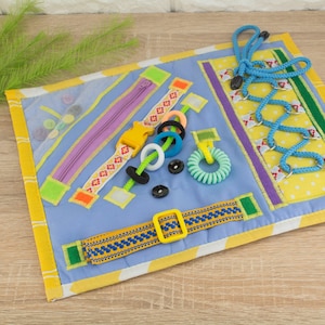 Handcrafted Fidget Blanket: Sensory Alzheimer&#39;s Dementia Activity Mat