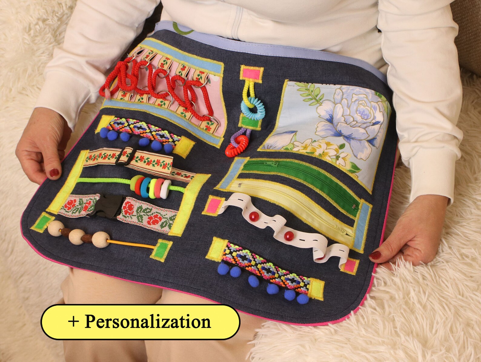 Fidget Apron Birthday Gift for Elderly Mom Wheelchair Etsy