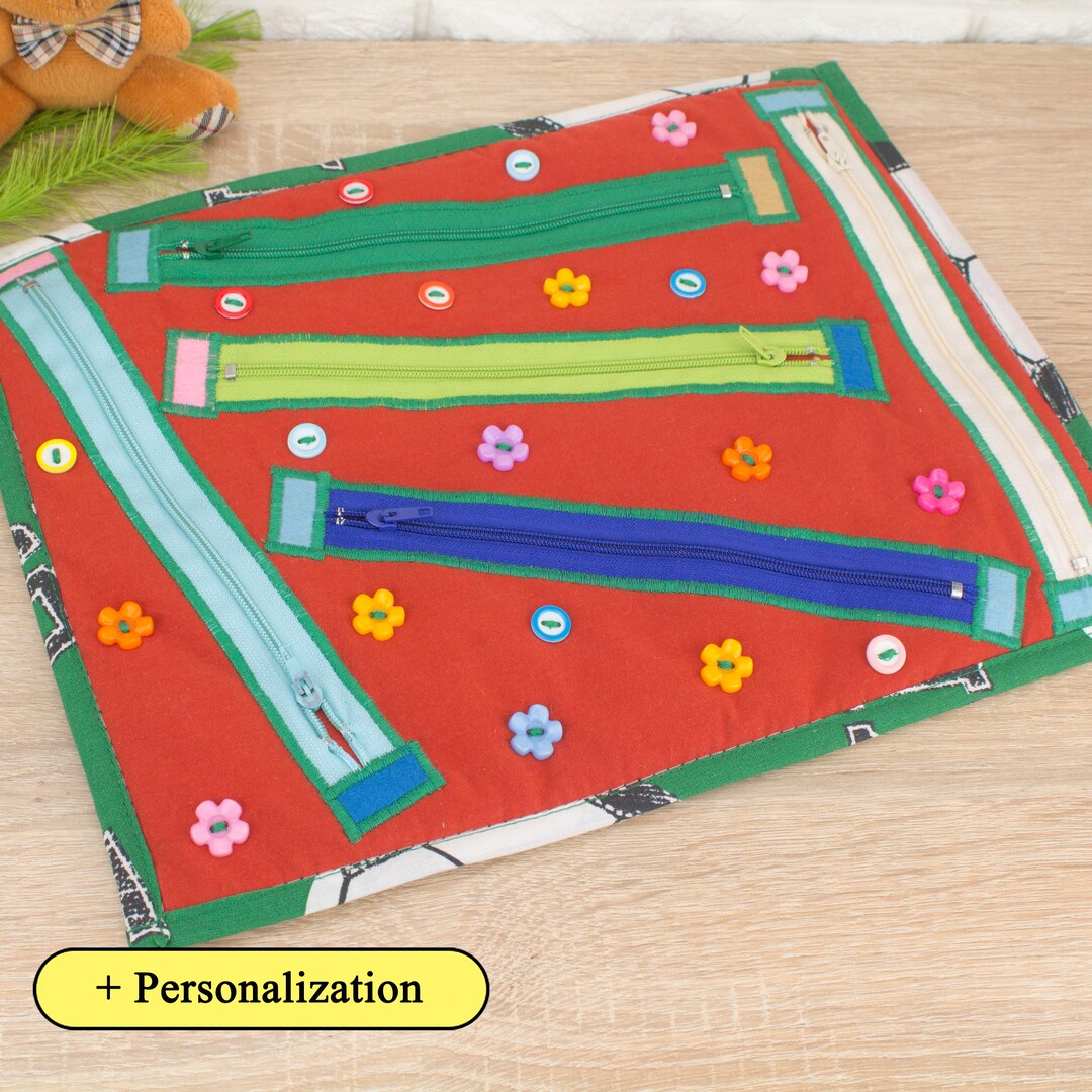 Zipper Blanket Activity Mat for Toddler Montessori Toys 2 Etsy