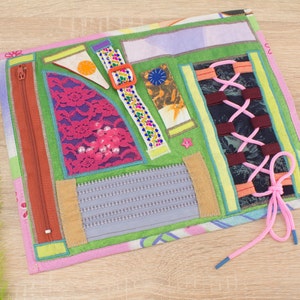 Personalized Dementia Fidget Blanket: Sensory Lap Quilt for Alzheimer&#39;s
