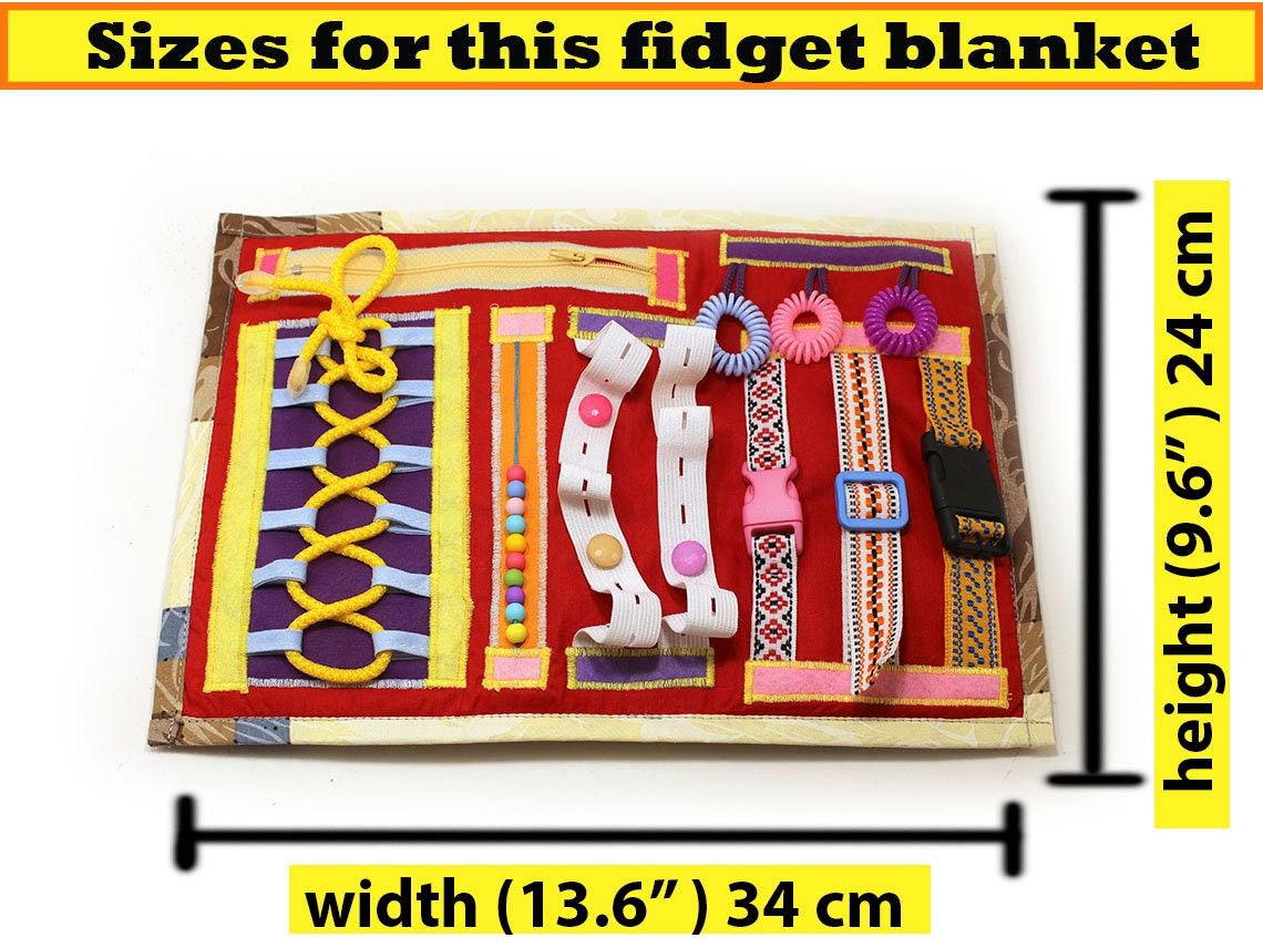 Memory Adult Fidget Blanket Dementia Alzheimer Awareness Toy Etsy