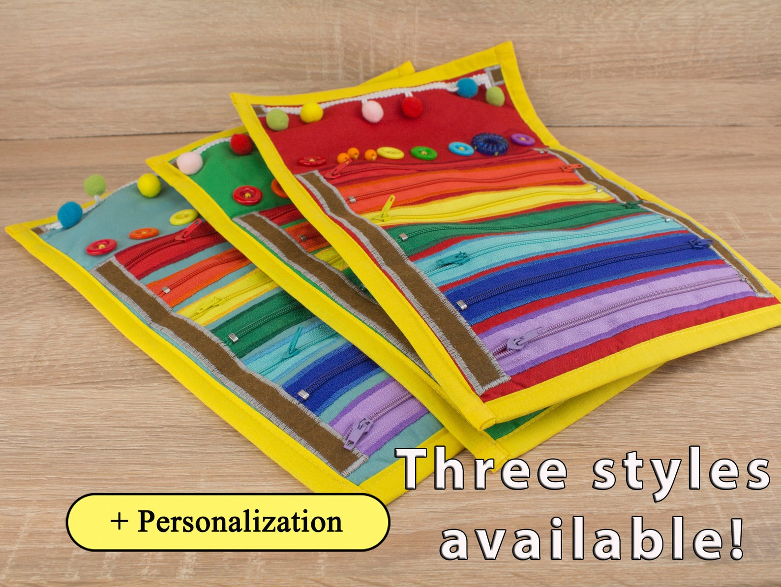 Personal Rainbow Blanket Baby Rainbow Fidget Toy Zipper Etsy