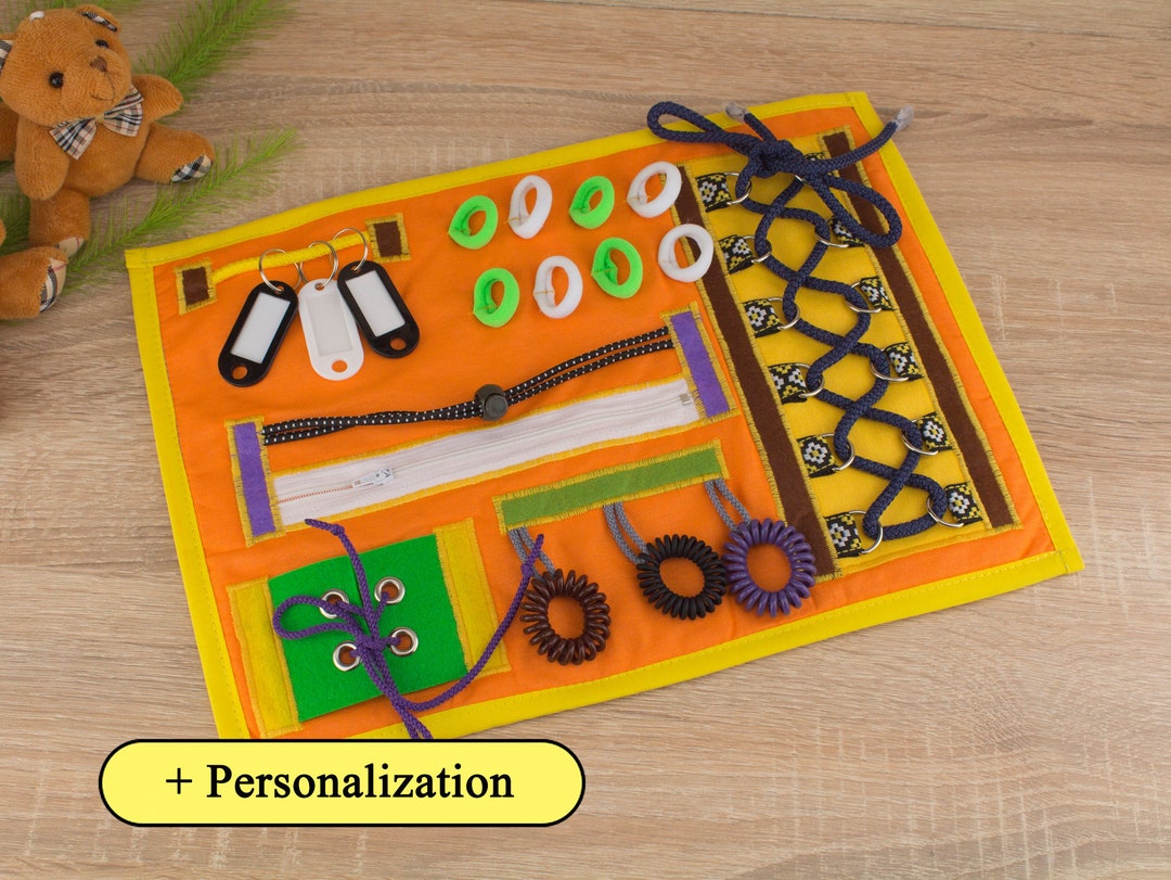 Fidget Blanket Children Sensory Blanket Baby Busy Blanket Etsy