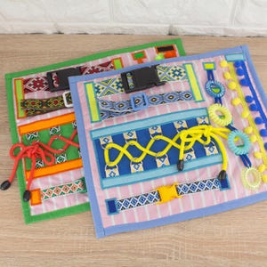 Dementia Sensory Lap Blanket: Fidget Quilt, Alzheimer&#39;s Activity