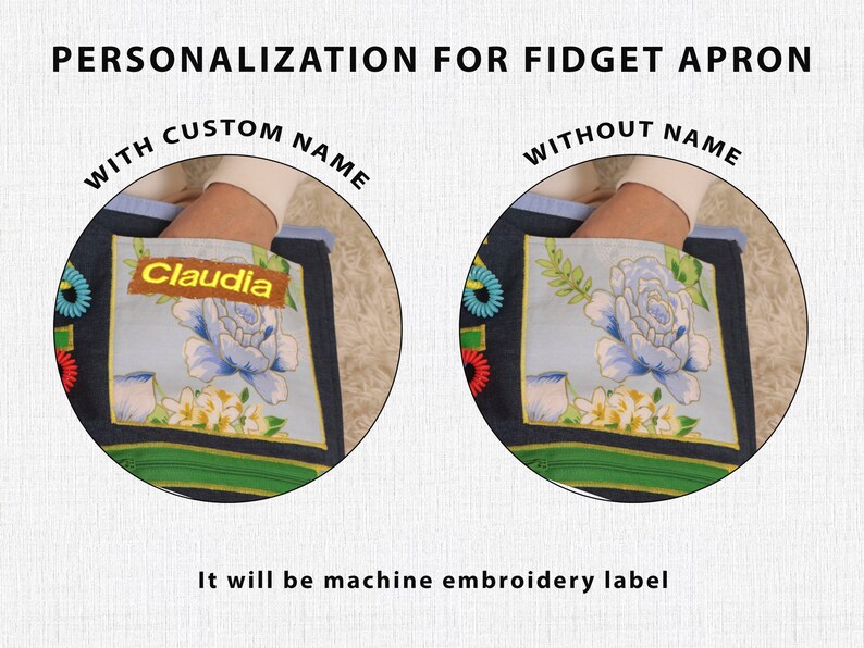 Fidget Apron Birthday Gift for Elderly Mom Wheelchair Etsy