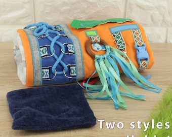 Fidget twiddle muff for elderly, Dementia activities, Alzheimers activity muff, Nursing home gifts