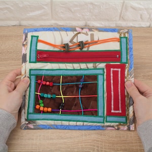Fidget Blanket for Adults: Sensory Dementia Activity Mat