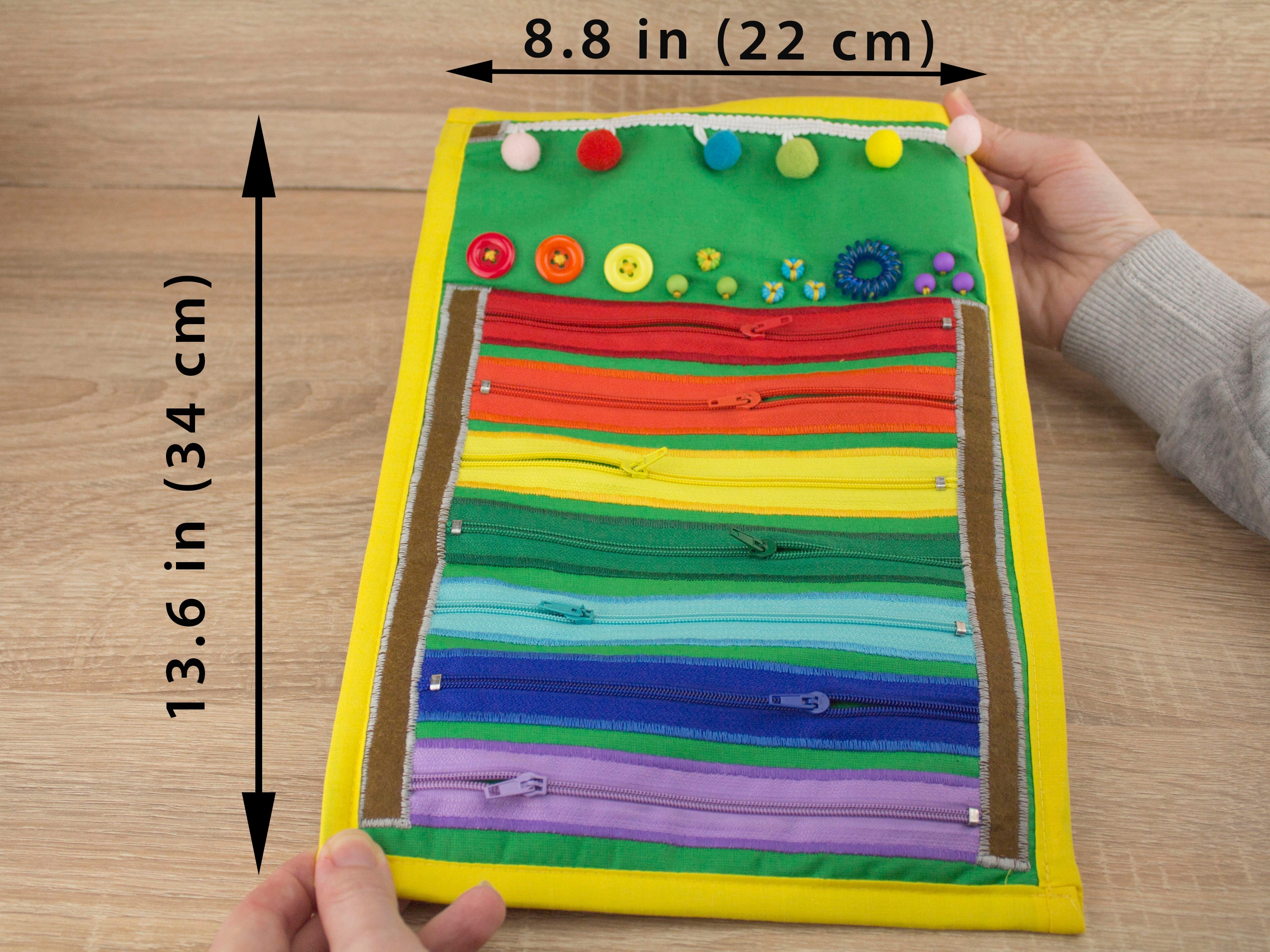 Personal Rainbow Blanket Baby Rainbow Fidget Toy Zipper Etsy