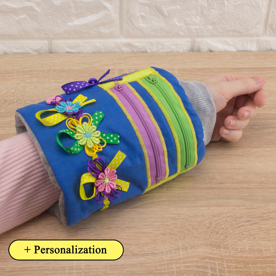 Dementia Fidget Sleeve Elderly Fiddle Cuff Brain Injury Etsy