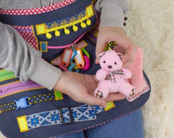 Sensory fidget-schort: tactiele quiltmat voor dementie, alzheimer