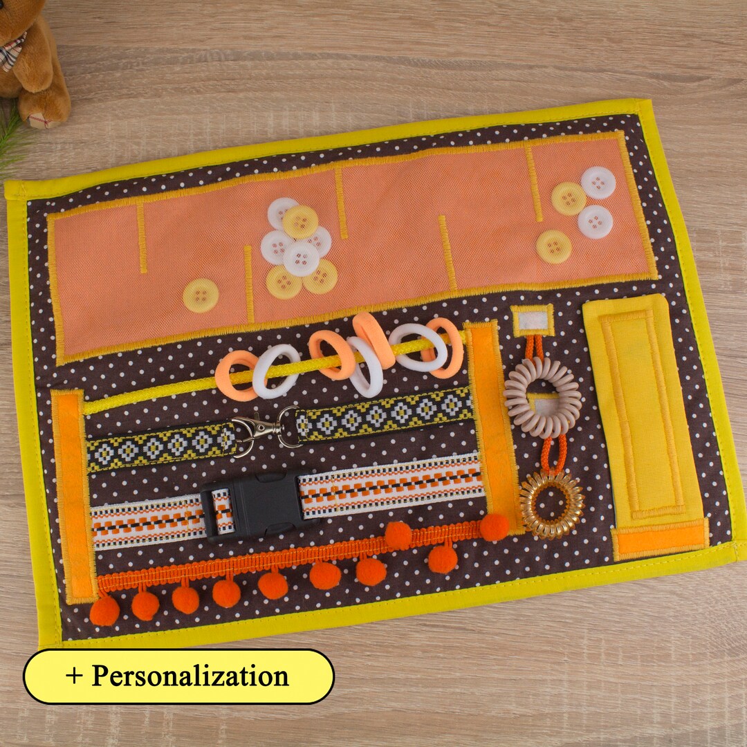 Sensory Fidget Mat for Toddlers, Educational Montessori Toys 2 Year Old