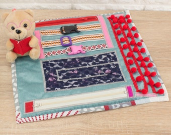 Sensory Fidget Blanket: Dementia, Alzheimer's, ADHD Lap Quilt