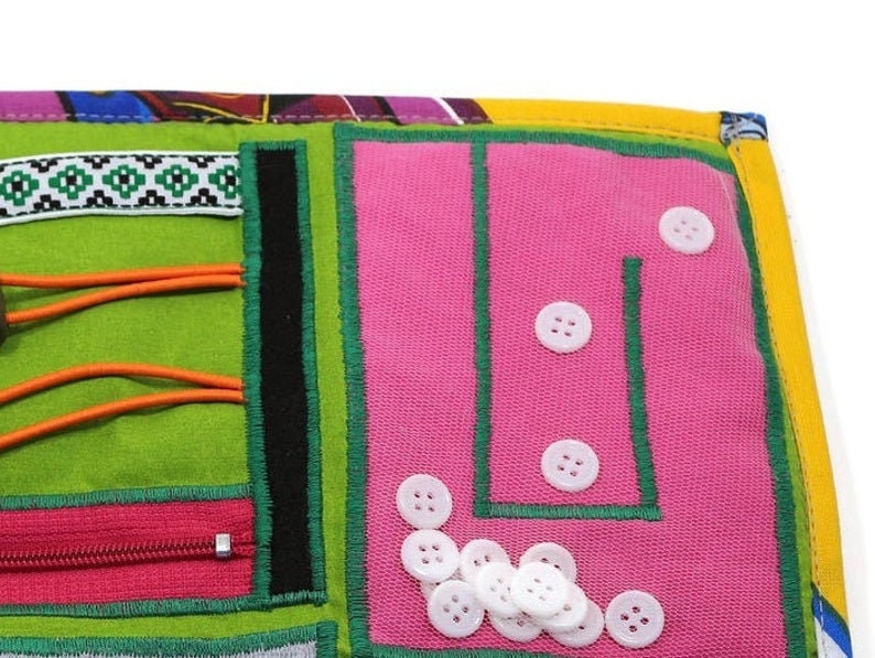 Busy blanket dementia Fidget toys blanket Fiddle mat Etsy