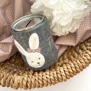 Stoffwittchen - Spardose Hase oder Häsin mit Name