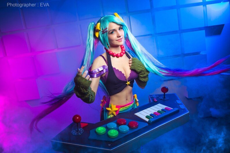 Made To Order Arcade Sona Cosplay Costume And Craft From Etsy